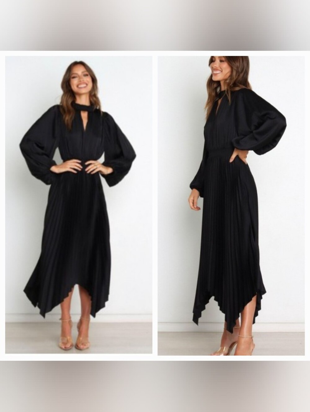 PETAL & PUP Eloise Dress In Black Sz10